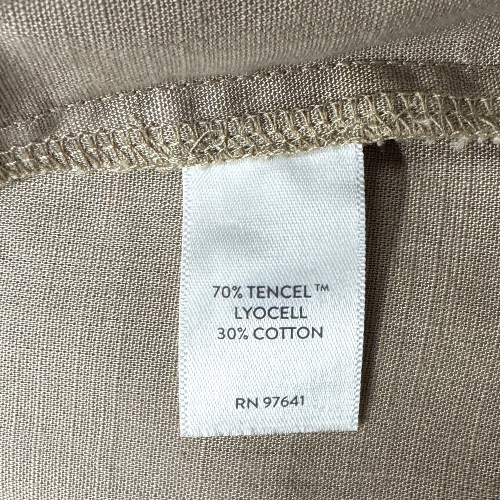 J Jill Button-Front Maxi Dress, Size XL, A-Line, Cap Sleeves, Tencel Cotton NEW - Picture 10 of 11